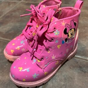 Fifth Sun Kids Pink Minnie Mouse Boots